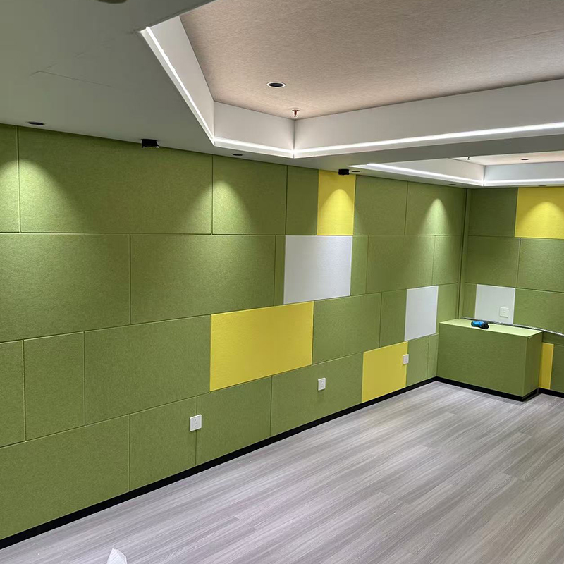 Oymalı Sanat Yapışkanlı Akustik Paneller 3d Panel Akustik Panel Polyester Elyaf