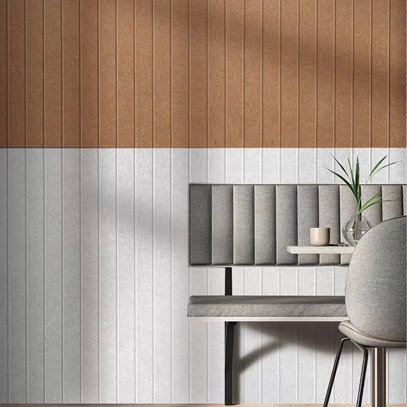 Geri Dönüşümlü ECO Malzeme %100 Pet Keçe Polyester Elyaf Akustik Panel Sessiz Aleve Dayanıklı Duvar Akustik Panel Levha İmalatı