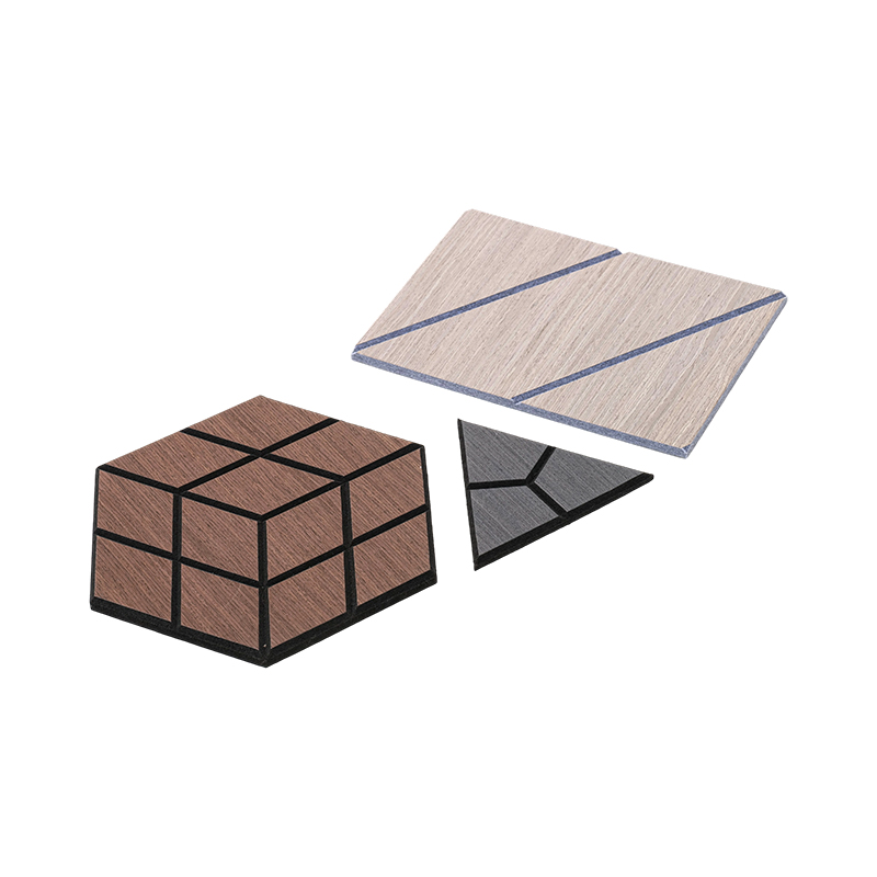 İç Duvar ve Tavan Panelleri için 3D Akustik Ahşap Kaplama Çıta Duvar Panelleri