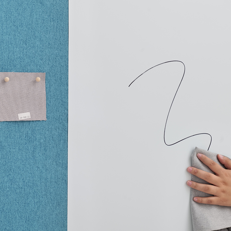 Ofis Toplantı Odası Kumaşı için Beyaz Yazı Akustik Kurulu Manyetik Temperli Cam ile Sarılmış Gürültü Yazılı Emici Ofis Toplantı Odası Kumaşı için Beyaz Yazı Akustik Kurulu Manyetik Temperli Cam ile Sarılmış Gürültü Yazılı Emici