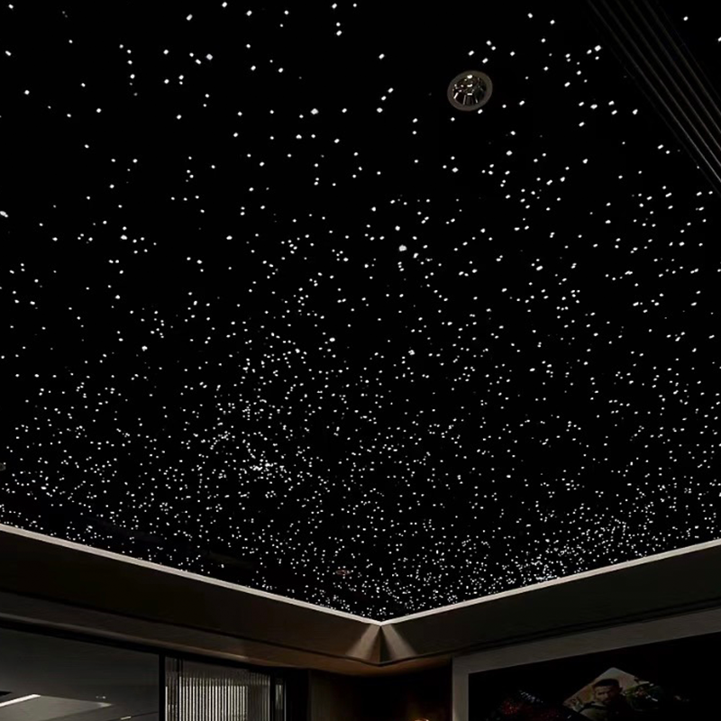 Modern Stil Fiber Optik RGB Işık Yıldız Tavan Panelleri Oturma Odası için 7 Renkli Alçı Modern Stil Fiber Optik RGB Işık Yıldız Tavan Panelleri Oturma Odası için 7 Renkli Alçı
