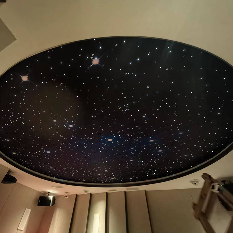 Modern Yıldız Üst Tavan Işık Çubuğu KTV Görsel-İşitsel Odası Optik Fiber Sky Yıldız Dekoratif Projektör Işığı Doğrudan
