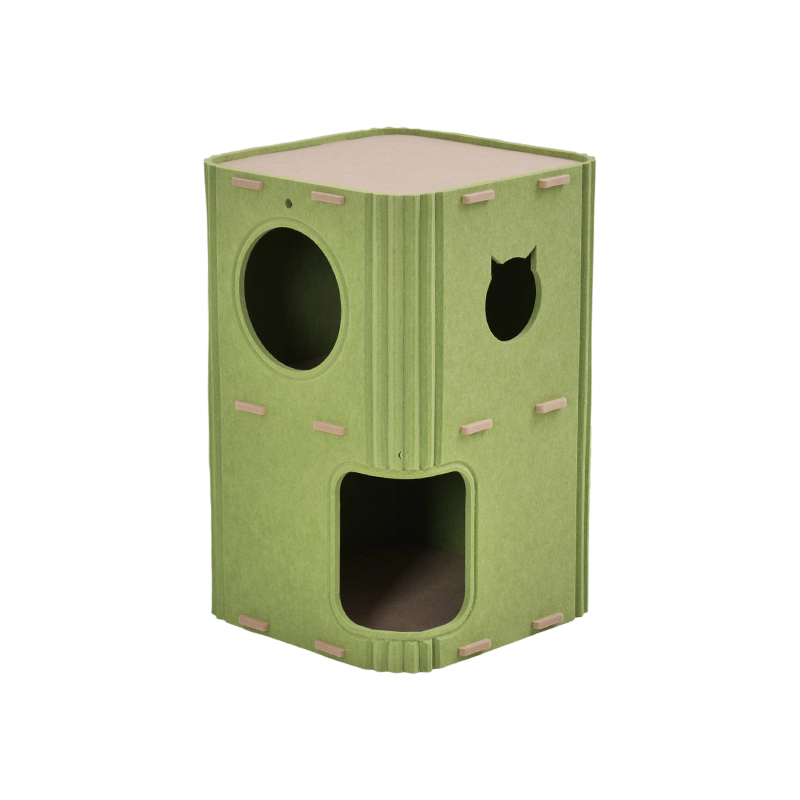 Çevre Dostu Akustik Panel Kedi Yatağı, Ses Emici Gürültü Azaltıcı Özelliklere Sahip Modern Tasarım, Kolay Kurulum, Kediler için Çizilmeyi Seven Yüzey, Kirletmeyen Malzemeler, Rahat Evcil Hayvan Dinlenme Yeri, Gürültüye Duyarlı Kedigiller için İdeal, Dayanıklı Kedi Barınağı