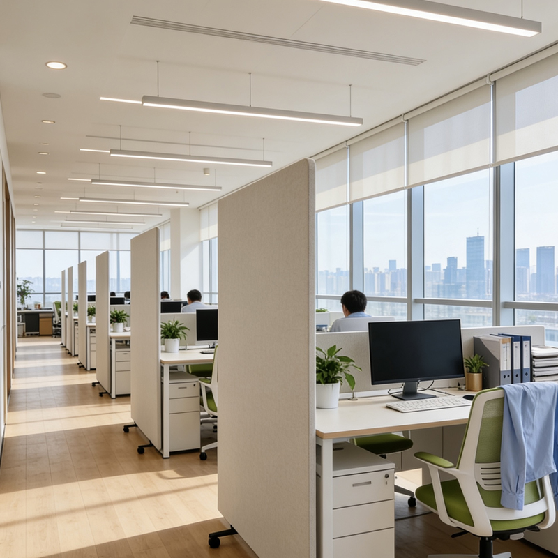 Özelleştirilebilir boyutlar 1700×1200×28mm Ses Emici Ekran, Akustik Zemin Bölücü